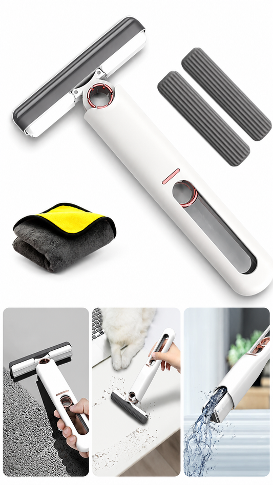 🔥 2-in-1 Mini Mop Cleaner for Home & Car